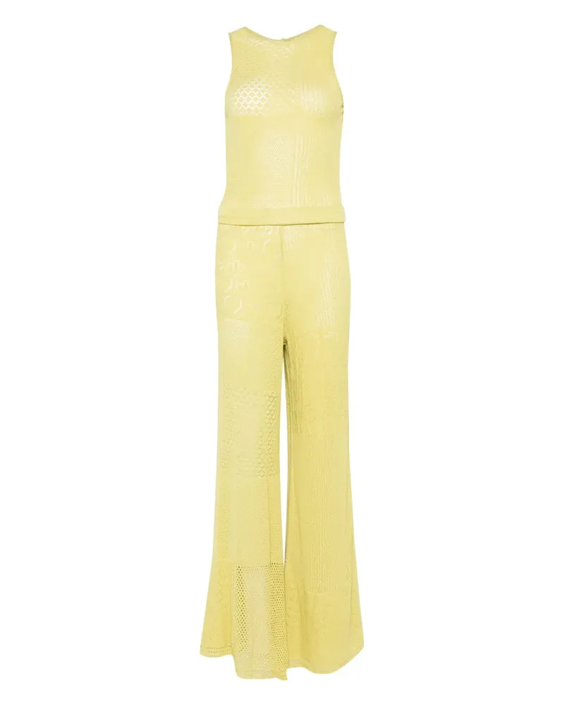 AKEP Gehäkelter Jumpsuit - Grün Grün