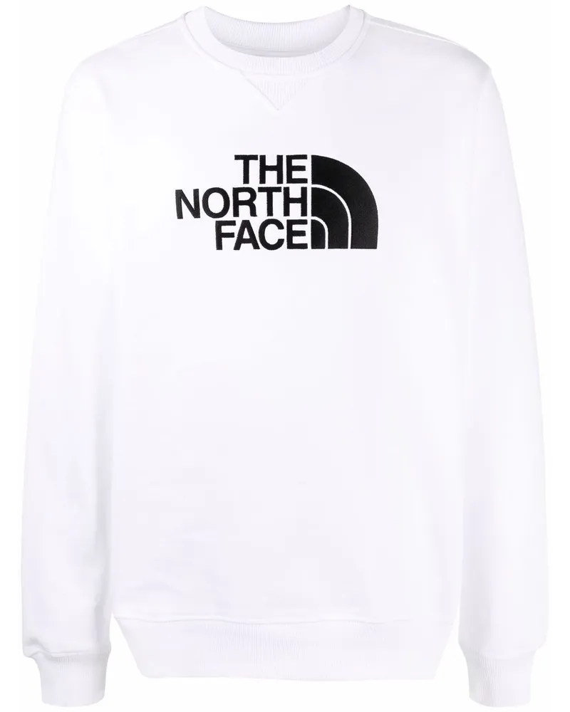 The North Face Sweatshirt mit Logo-Print Weiß