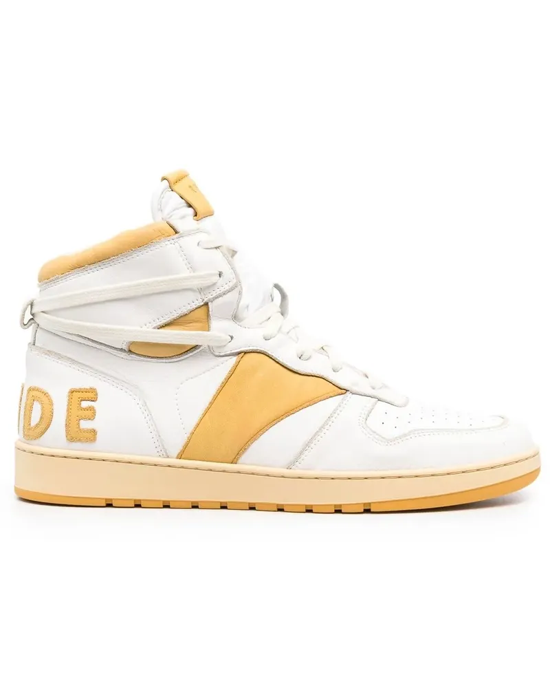 RHUDE Sneakers mit Logo - Weiß Weiß