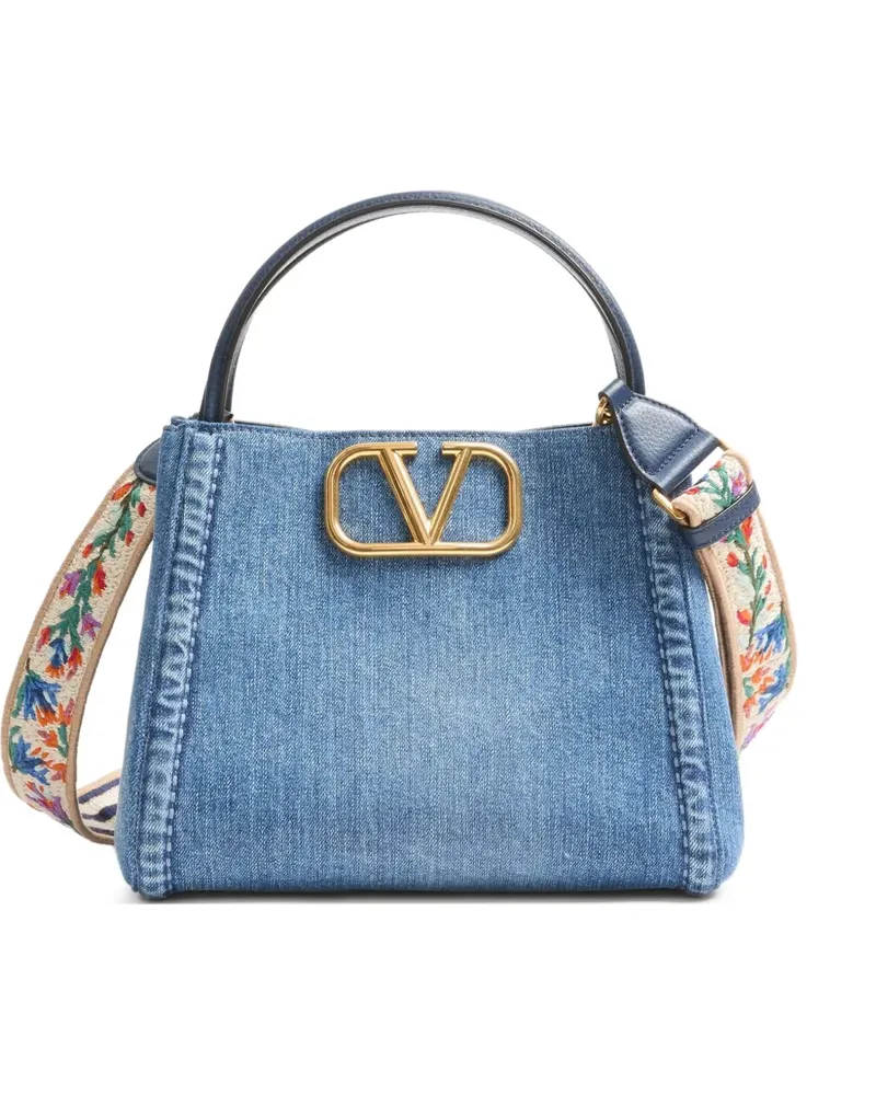 Valentino Garavani Mittelgroße Alltime Jeans-Tote Bag - Blau Blau