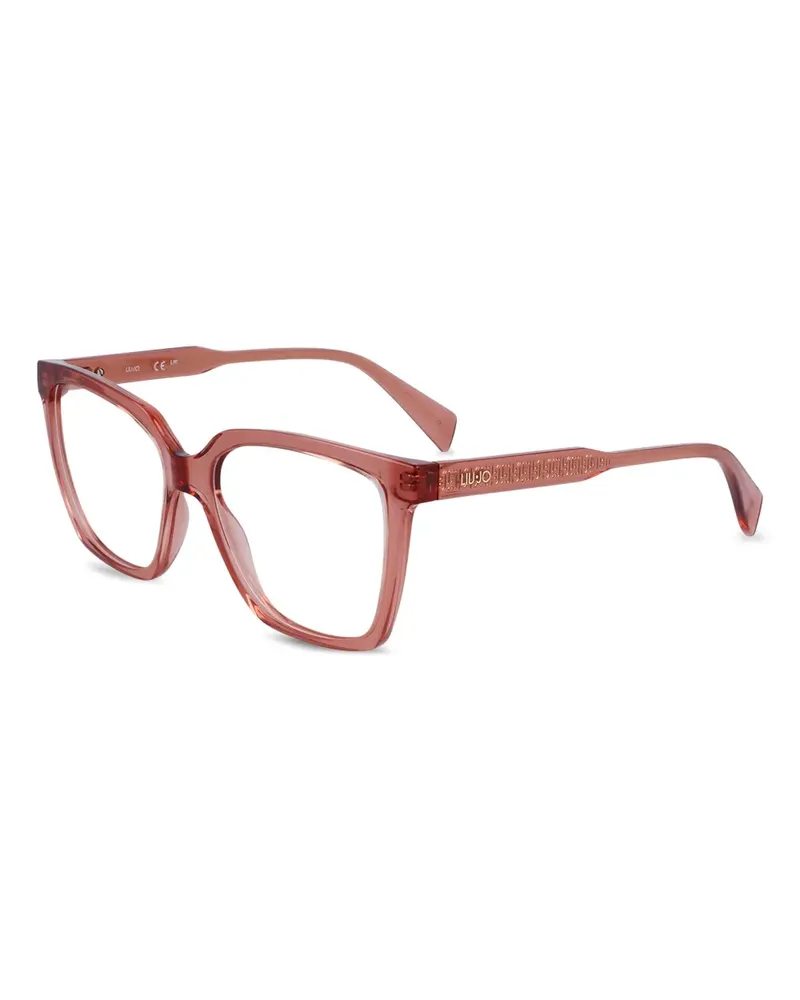 Liu Jo Brille mit Logo-Gravur - Rosa Rosa