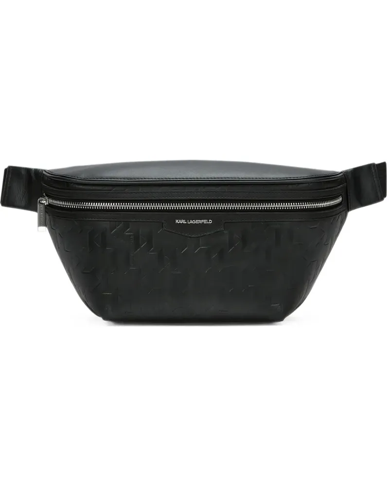 Karl Lagerfeld K/Loom Gürteltasche - Schwarz Schwarz