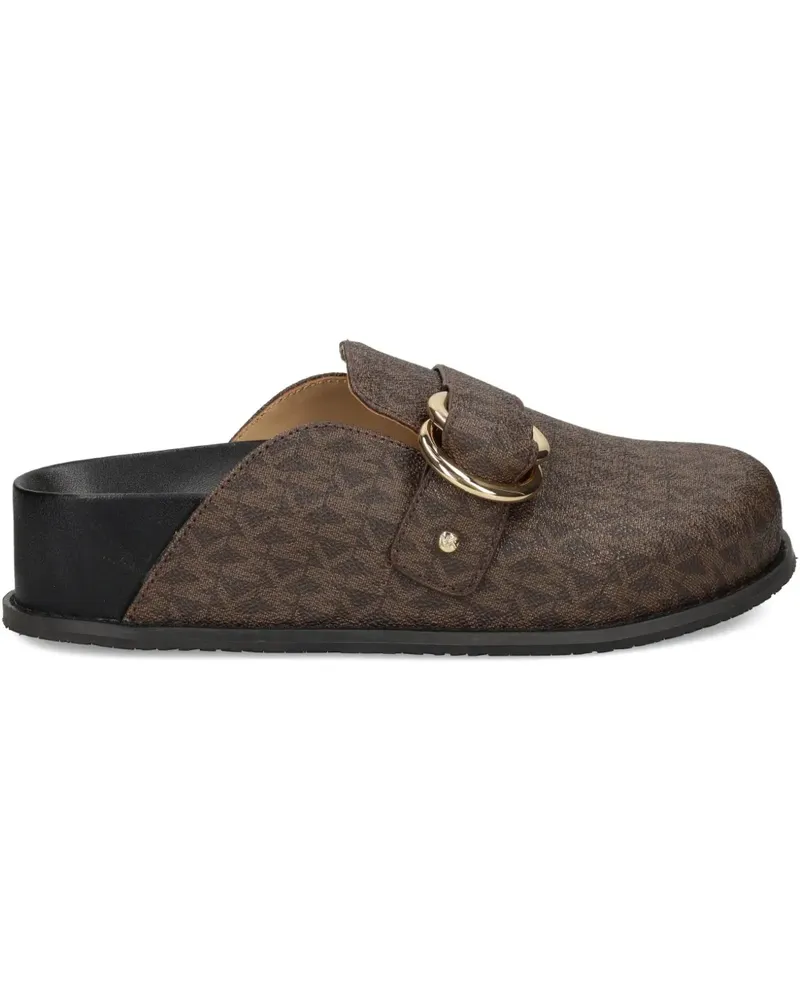 Michael Kors Jaden Mules mit Monogramm - Braun Braun