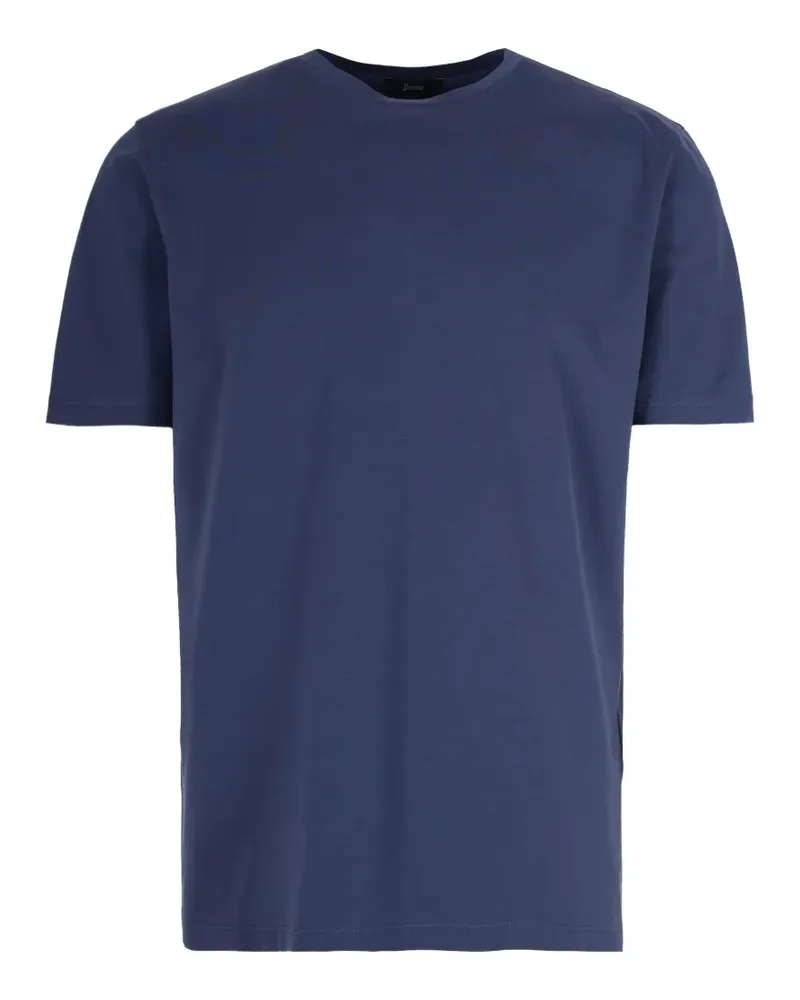 Herno T-Shirt mit rundem Ausschnitt - Blau Blau