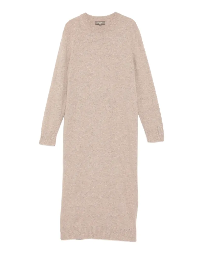N.Peal Kaschmirpullover mit Rundhalsausschnitt - Nude Nude