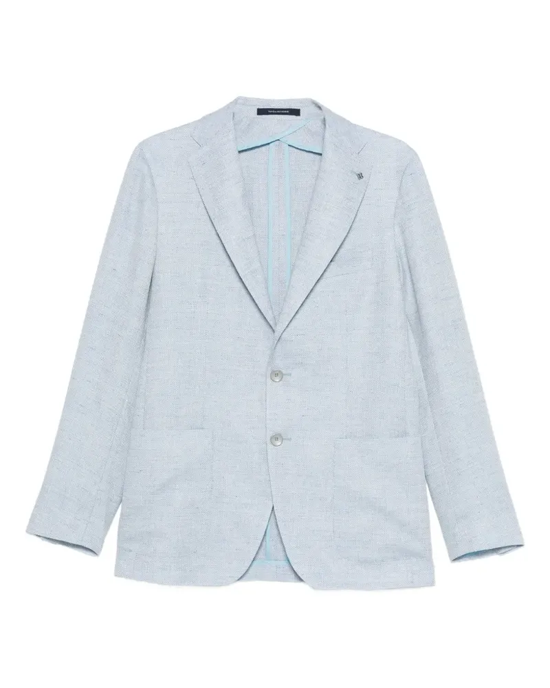 Tagliatore Sakko mit Logo-Anstecknadel - Blau Blau