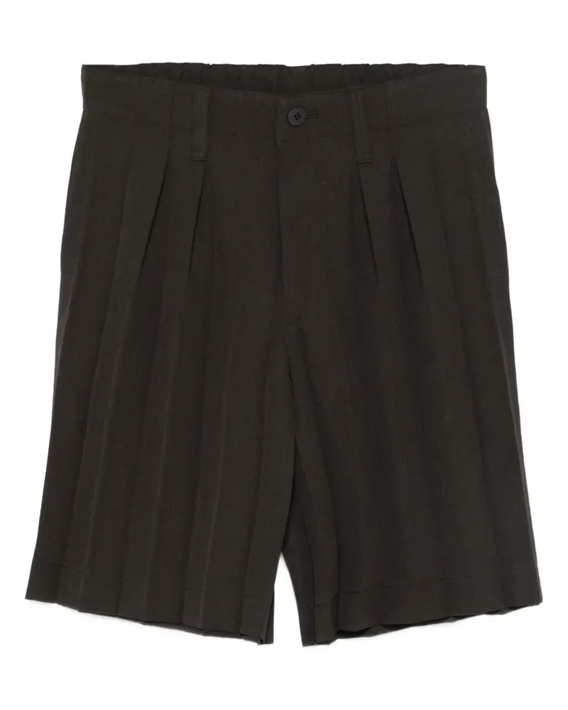 Issey Miyake Shorts mit Bundfalten - Braun Braun