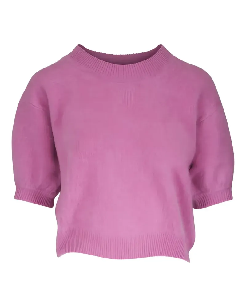 Lisa Yang Juniper T-Shirt mit Puffärmeln - Rosa Rosa