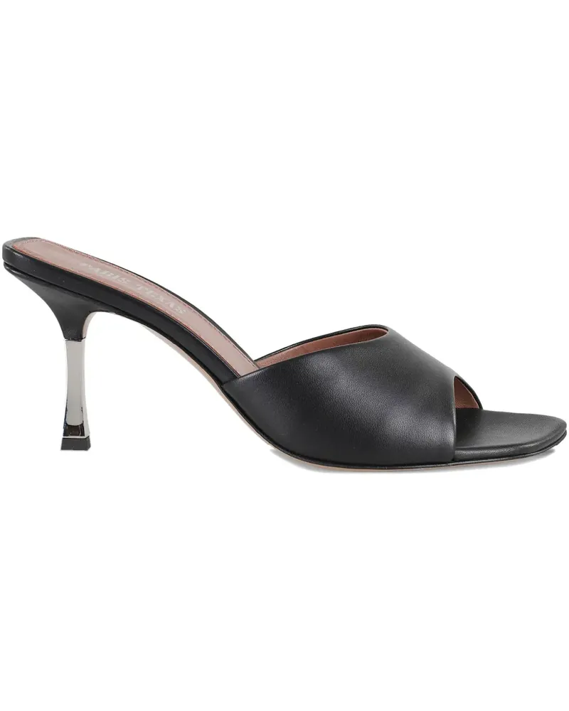 Paris Texas Lorena Mules 75mm - Schwarz Schwarz