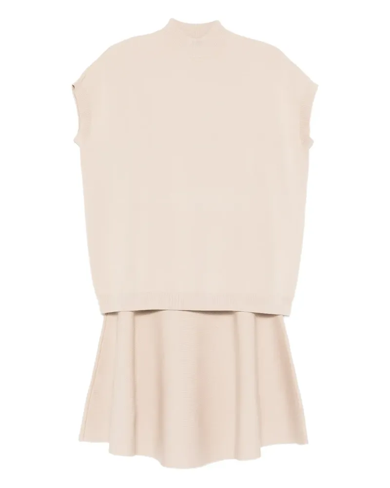 ALYSI full skirt set - Nude Nude