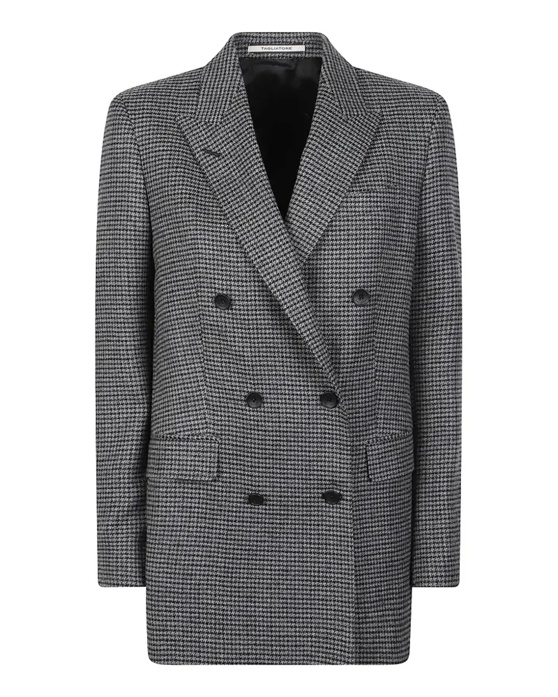Tagliatore Doppelreihiger Blazer - Grau Grau
