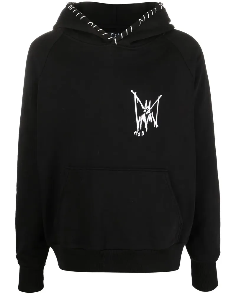 MJB Hoodie mit Logo-Print - Schwarz Schwarz