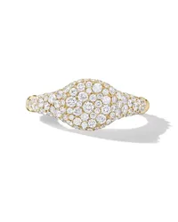 David Yurman 18kt Gelbgold-Ring mit Diamanten Gold