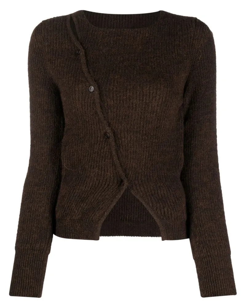 Jacquemus Le Maille Pau Cardigan - Braun Braun
