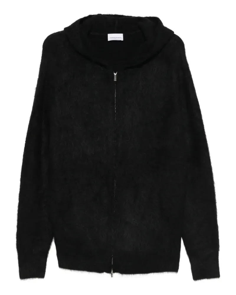 7 for all mankind Cardigan mit Kapuze - Schwarz Schwarz