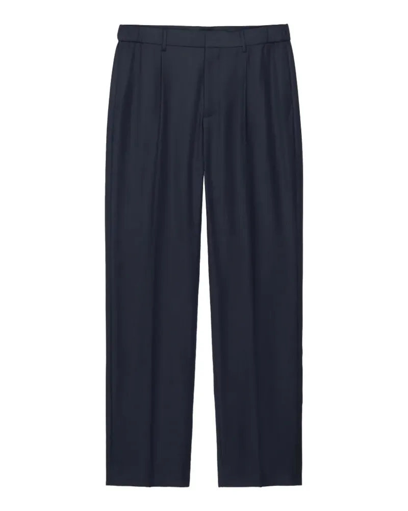 Shanghai Tang pleated tailored trousers - Blau Blau