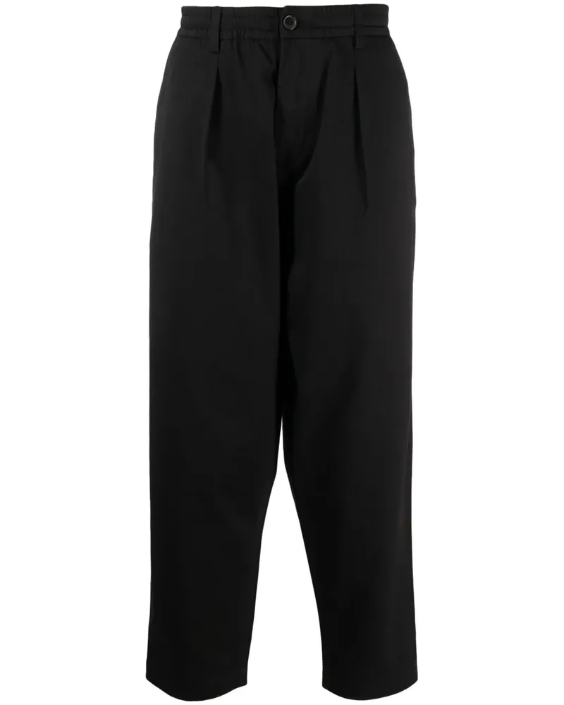 Universal Works Chino mit elastischem Bund - Schwarz Schwarz