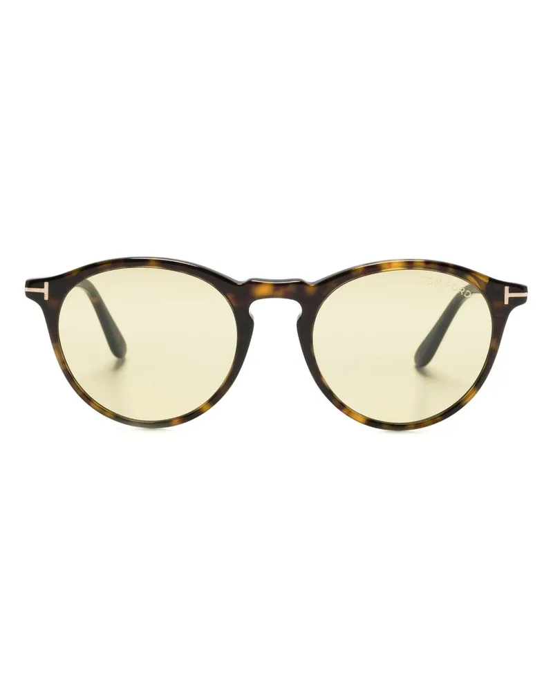 Tom Ford Arele Sonnenbrille in Schildpattoptik - Braun Braun
