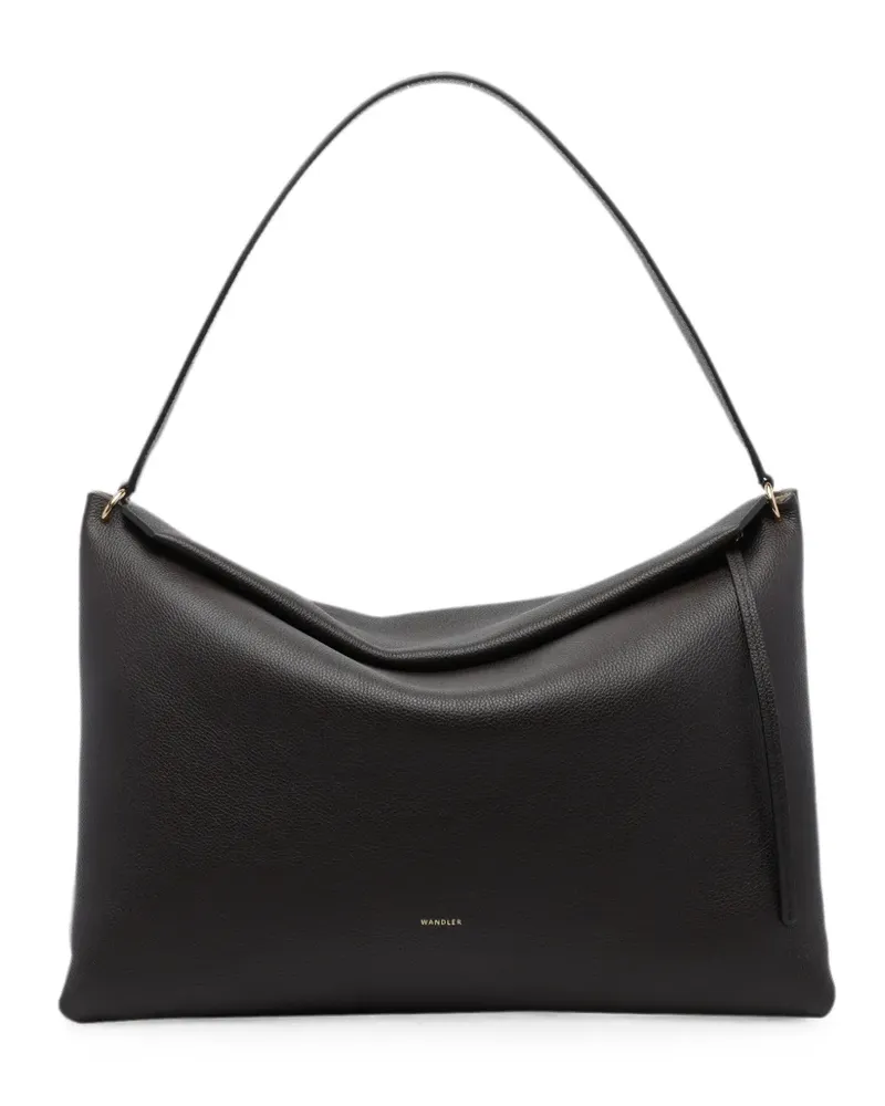 WANDLER Penelope leather shoulder bag - Schwarz Schwarz
