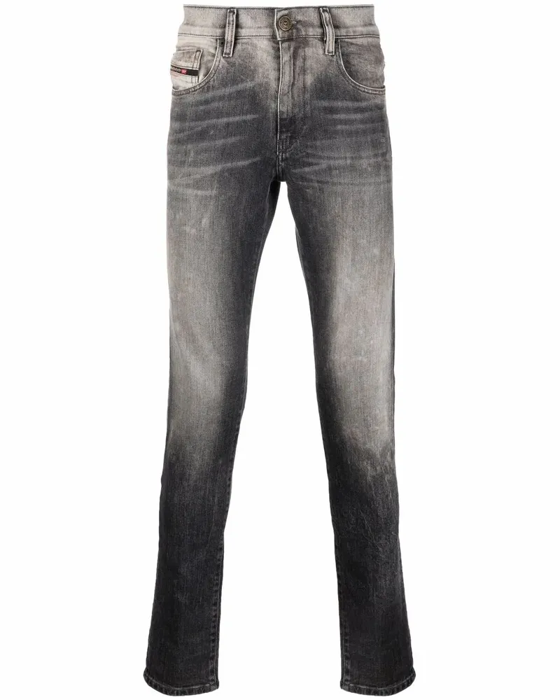 Diesel D-Strukt Slim-Fit-Jeans - Grau Grau
