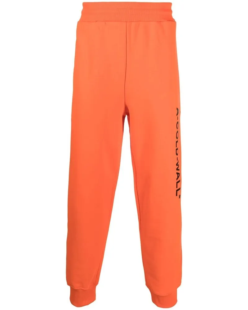 ACW* Jogginghose mit Logo-Print Orange