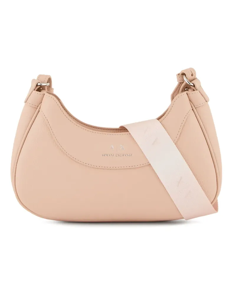 Armani Exchange Schultertasche aus Faux-Leder - Nude Nude