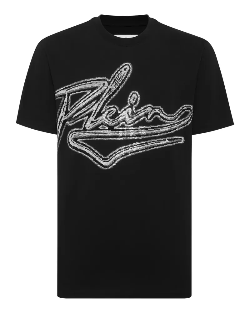 Philipp Plein Strickoberteil mit Pailletten - Schwarz Schwarz