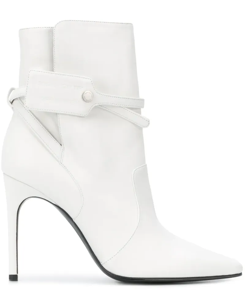 OFF-WHITE Stiefeletten mit Anhänger - Weiß Weiß