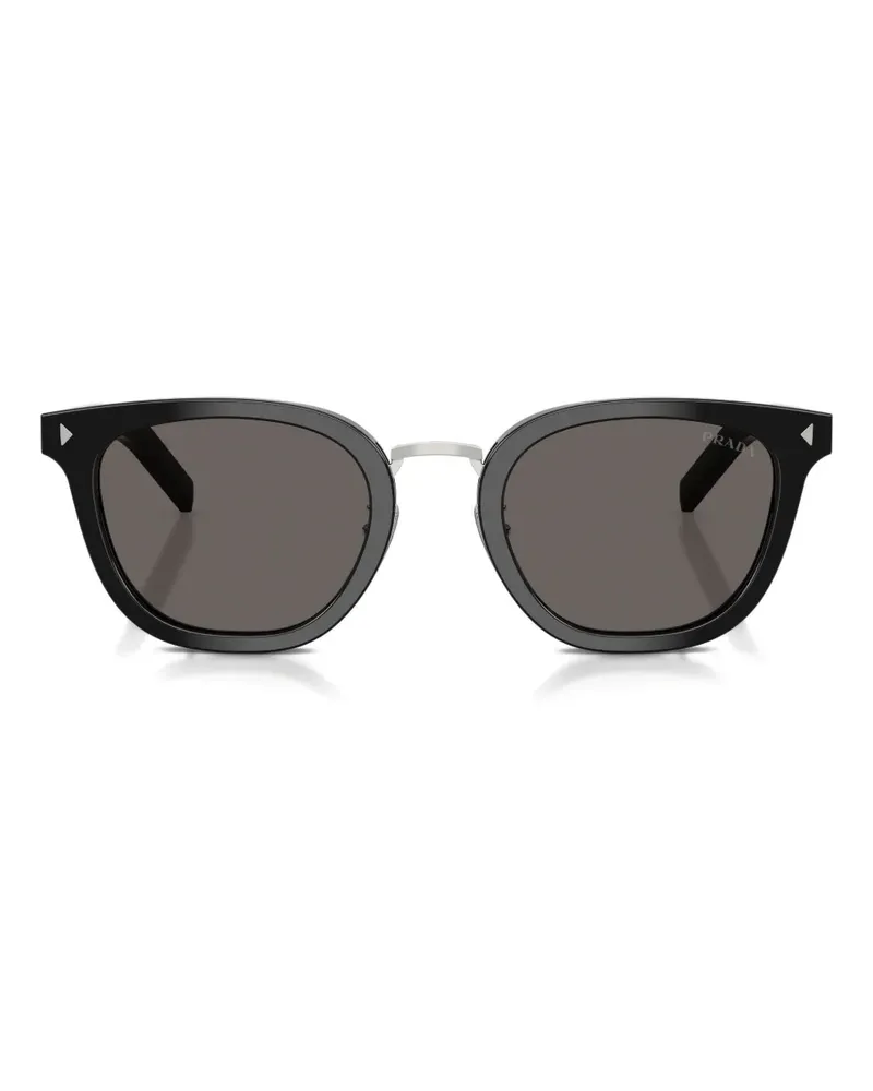 Prada round-frame sunglasses - Schwarz Schwarz