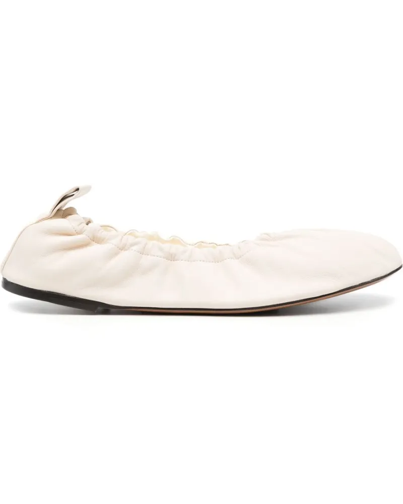 The Row Klassische Ballerinas - Weiß Weiß