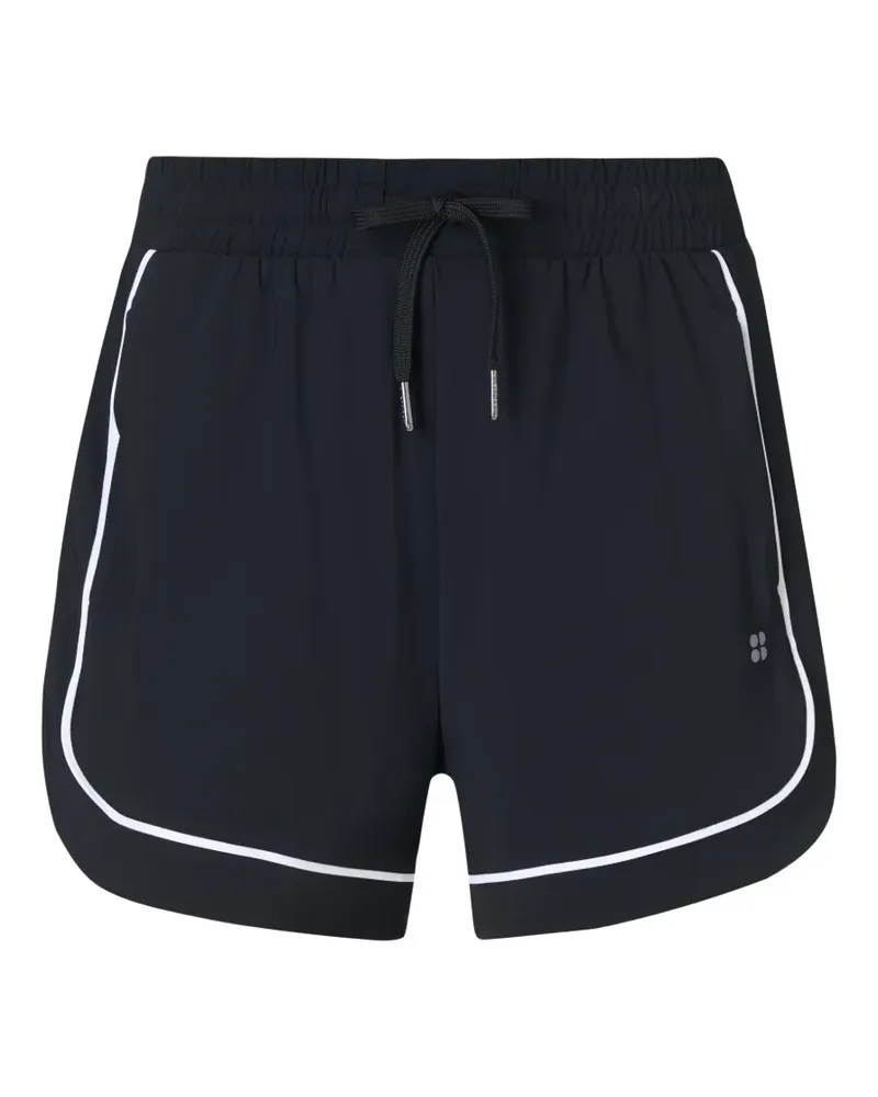 Sweaty Betty Explorer Shorts mit Kordelzug - Schwarz Schwarz