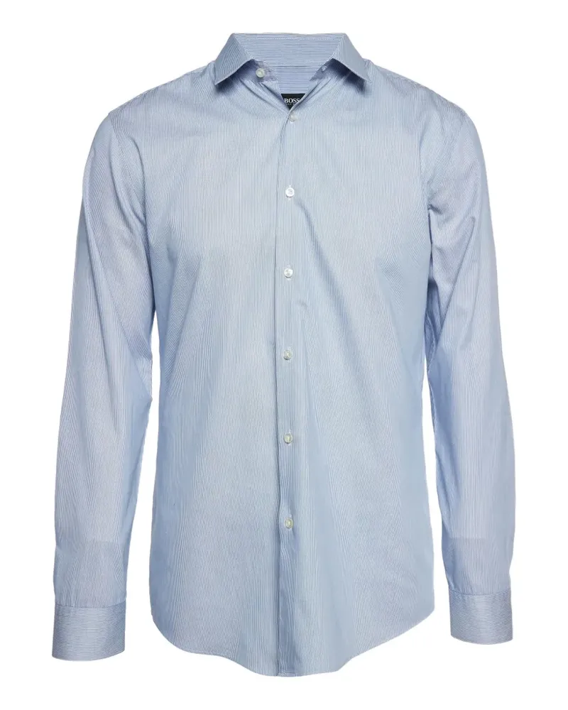 HUGO BOSS Isko cotton shirt - Blau Blau