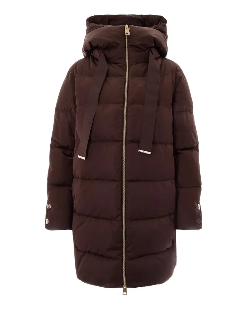 Herno Gesteppte Kapuzenjacke - Braun Braun
