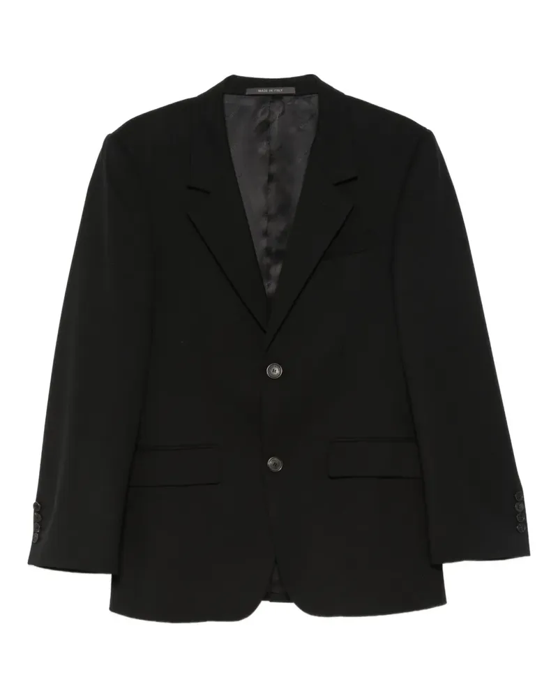 Balenciaga Einreihiges Sakko - Schwarz Schwarz