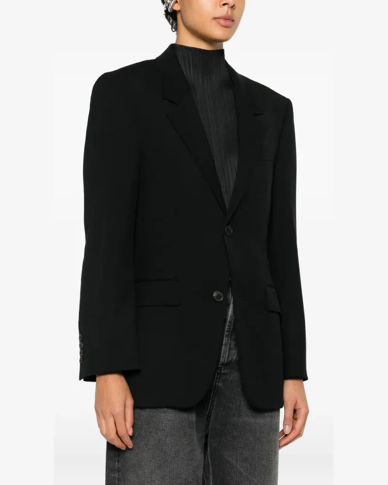 Balenciaga Einreihiges Sakko - Schwarz Schwarz