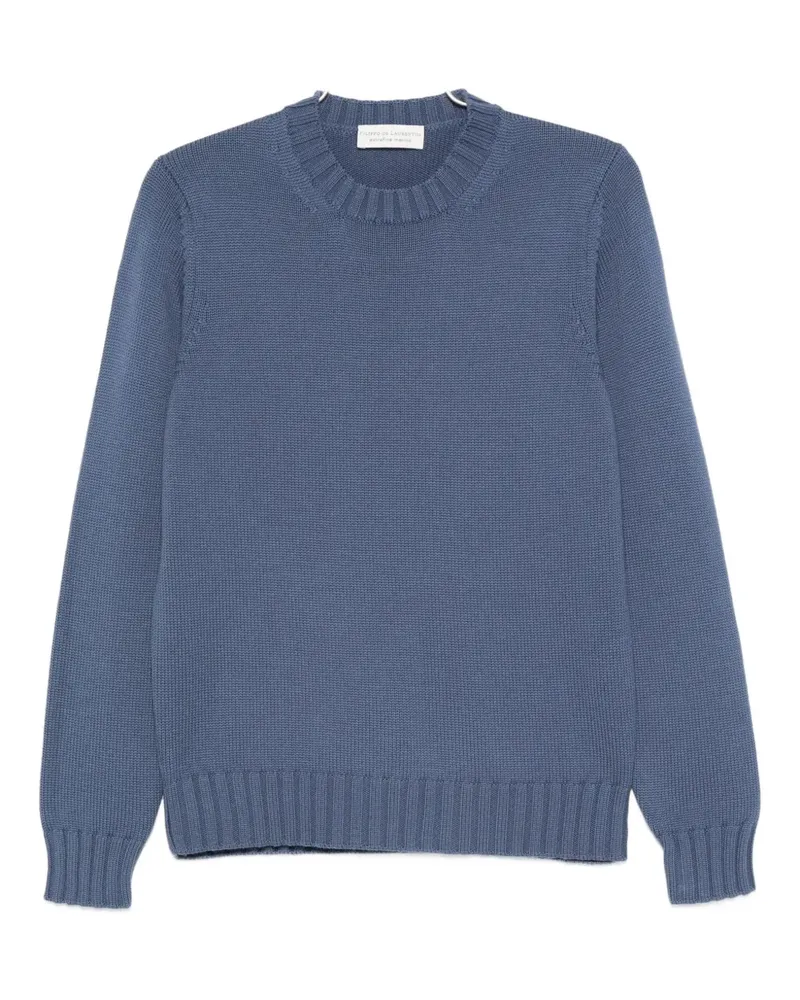 Filippo de Laurentiis Pullover mit Rundhalsausschnitt - Blau Blau
