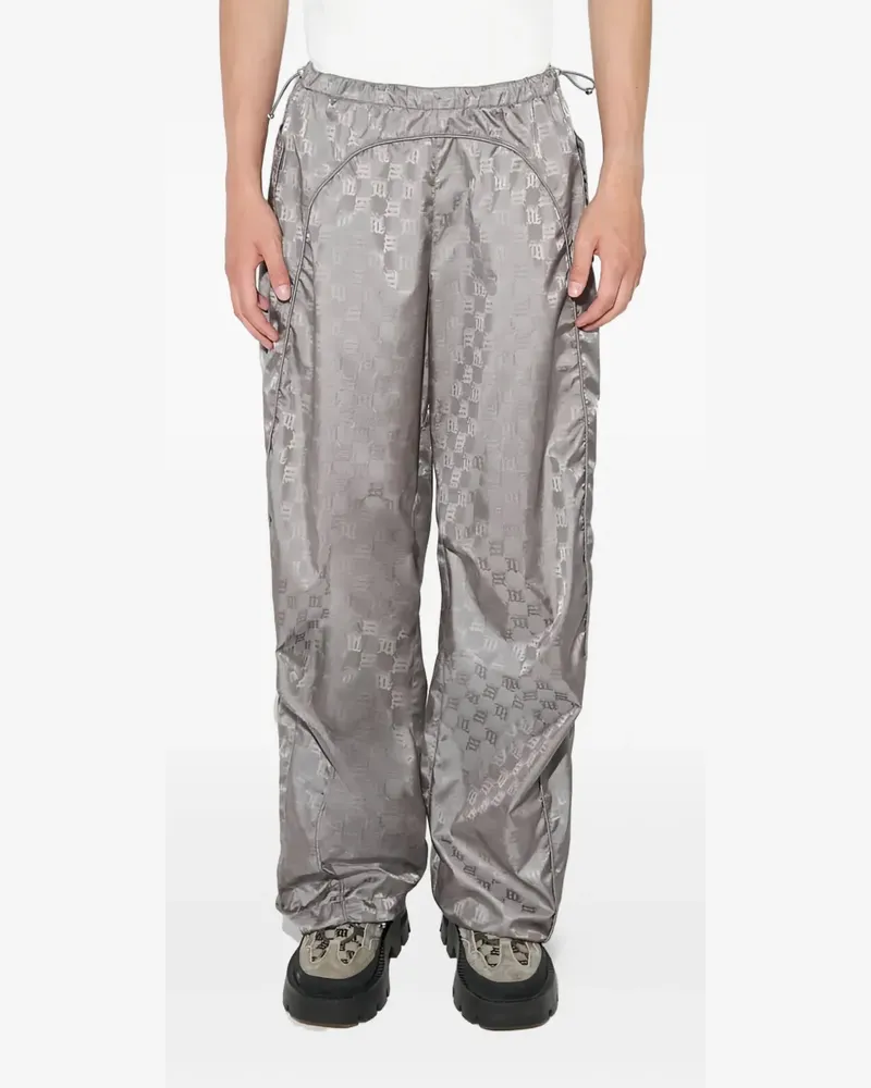 MISBHV monogram-patterned trousers - Grau Grau