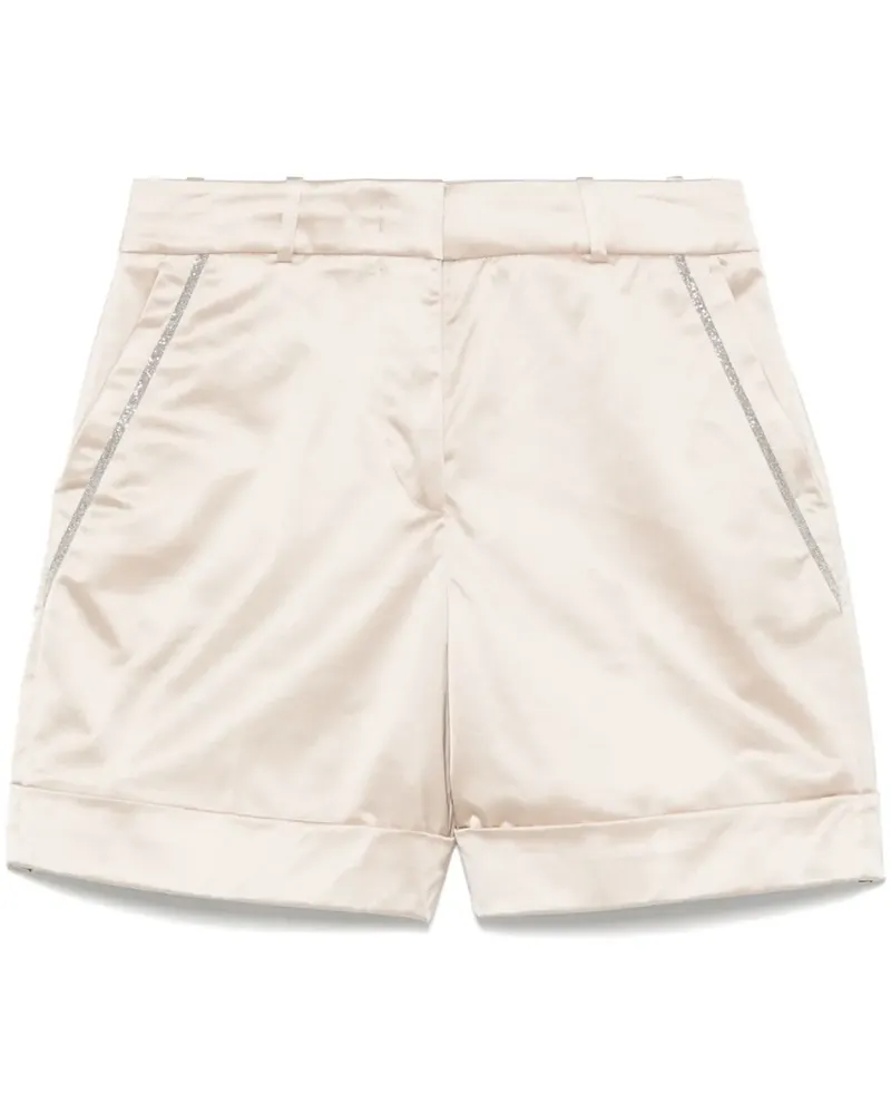 Peserico Shorts aus Satin - Nude Nude