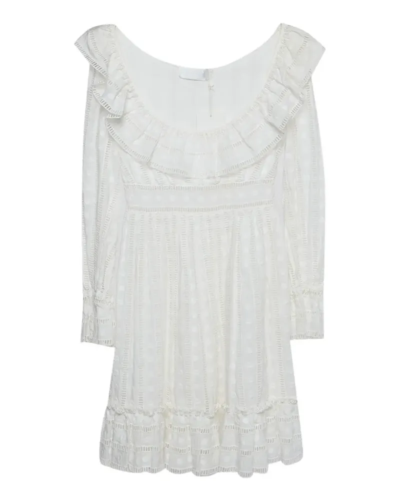 Zimmermann Melody broderie-anglaise mini dress - Weiß Weiß