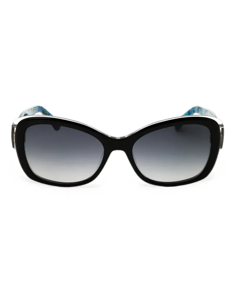 Kate Spade Ovale Elowen Sonnenbrille - Schwarz Schwarz