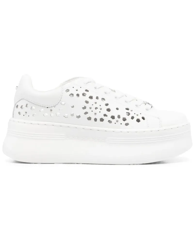 Cult Sneakers aus Leder - Weiß Weiß