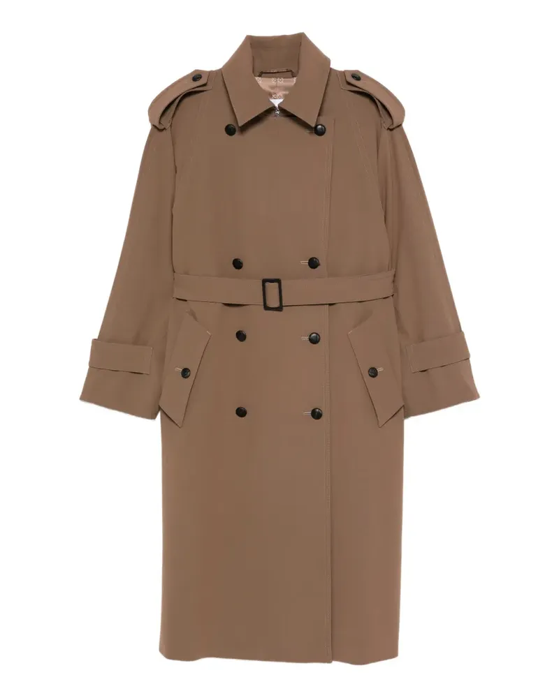 Max Mara Mxmcerto belted trench coat - Braun Braun