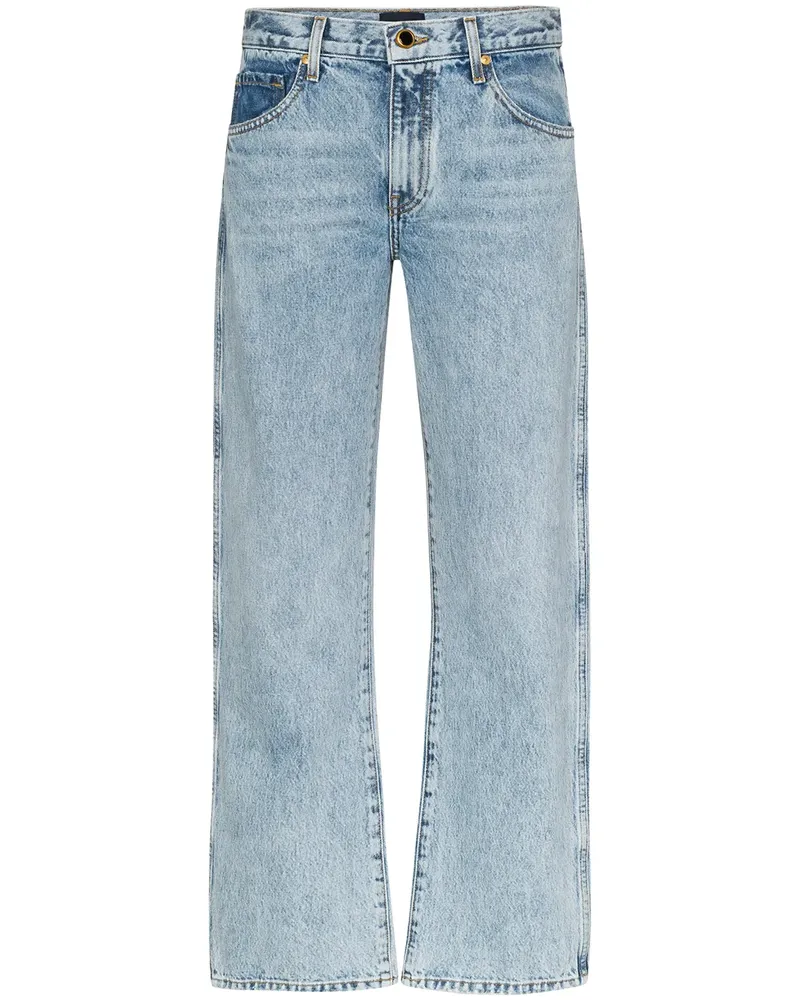 KHAITE Kerrie' Jeans mit weitem Bein - Blau Blau