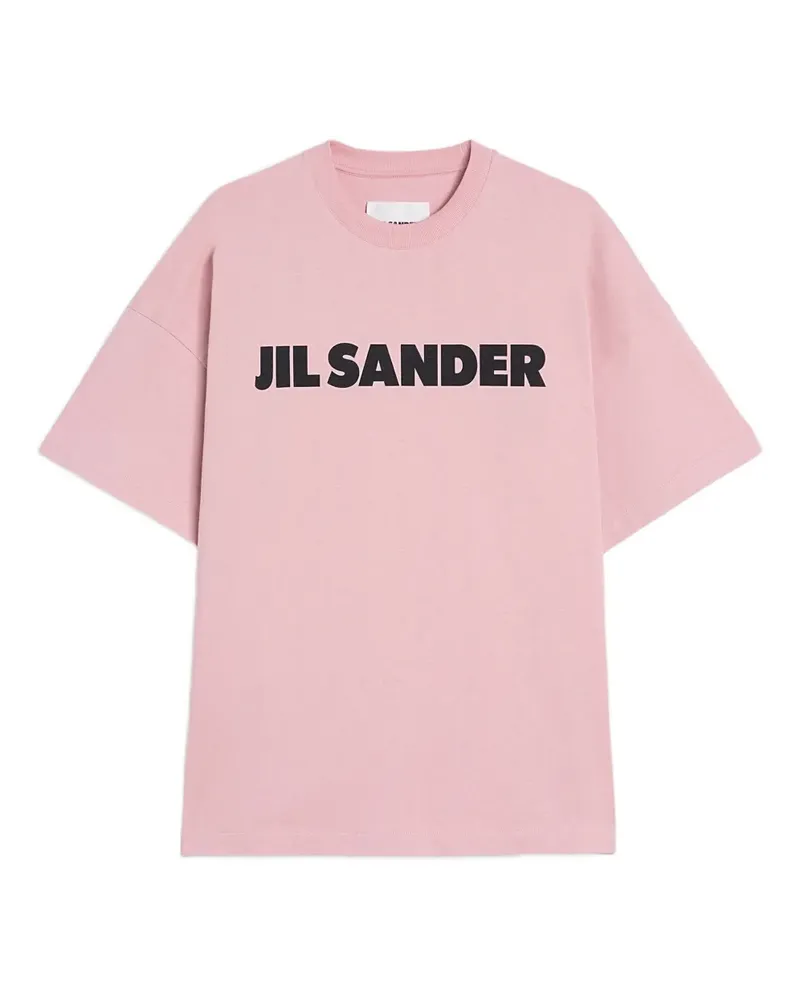 Jil Sander T-Shirt mit Logo-Print - Rosa Rosa