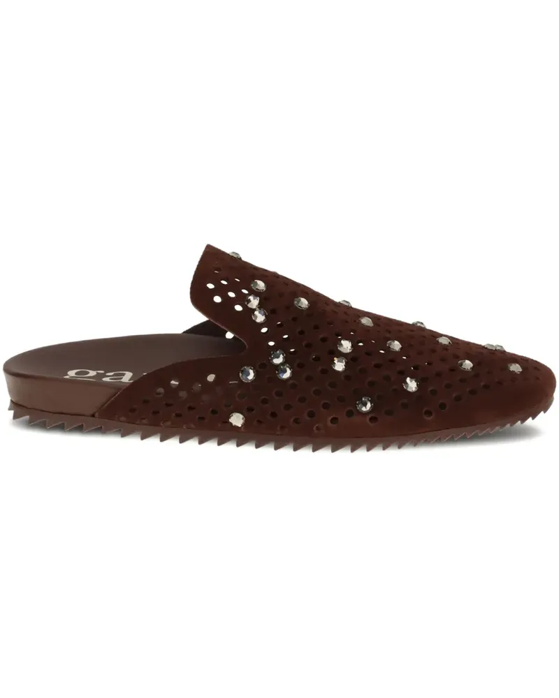 Pedro Garcia Braidy perforted sandals - Braun Braun