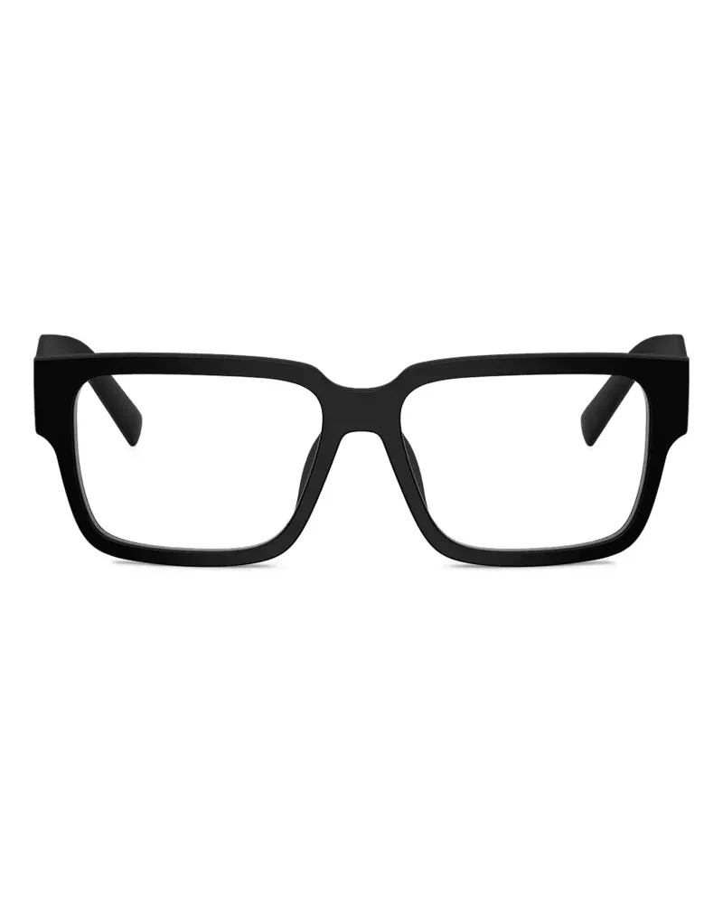 Prada rectangle-frame glasses - Schwarz Schwarz