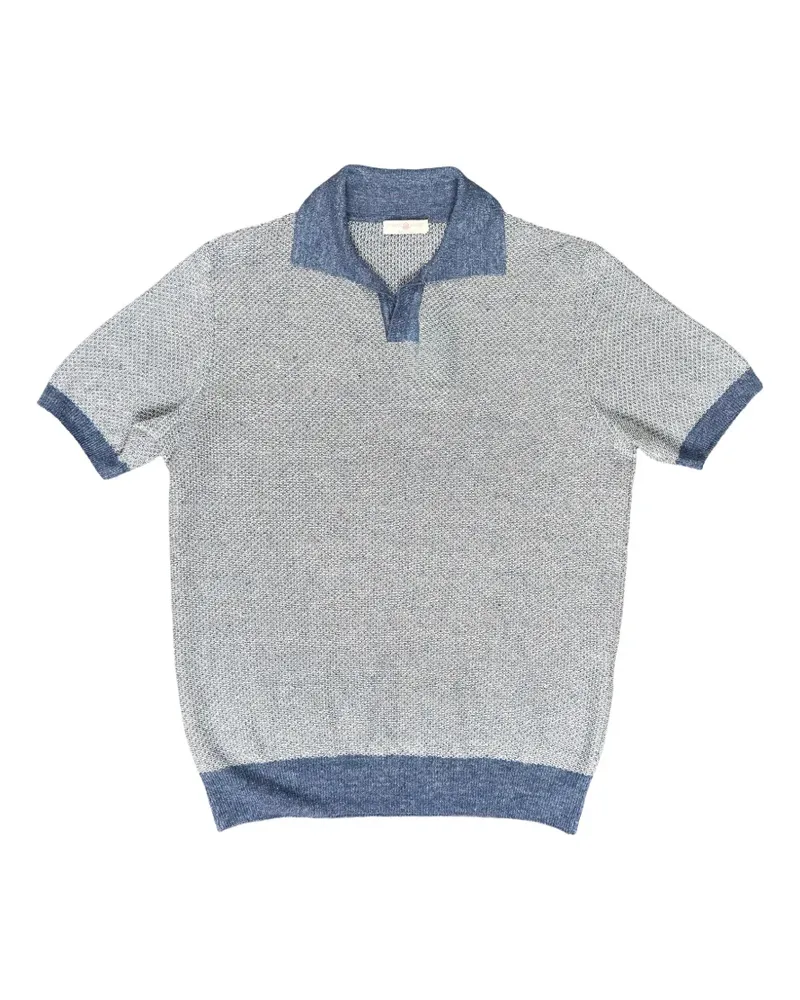 Luciano Barbera Johnny knitted polo shirt - Grau Grau
