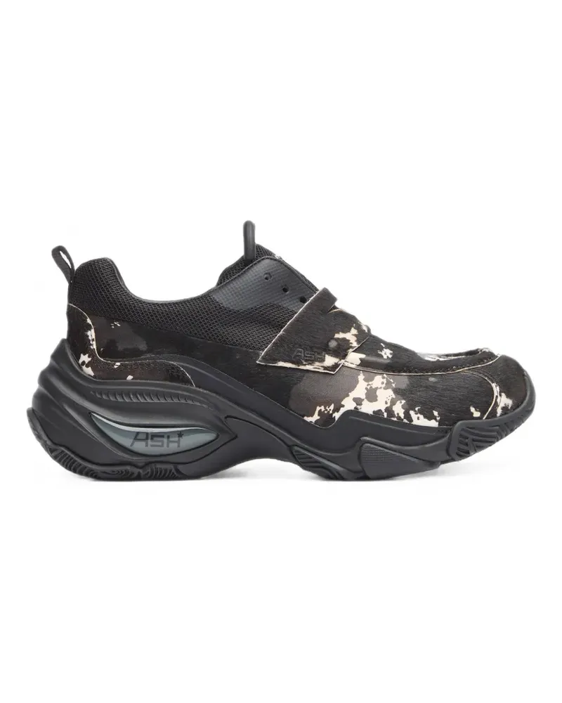 ash Vapor Slip-On-Sneakers aus Ponyhaar - Schwarz Schwarz