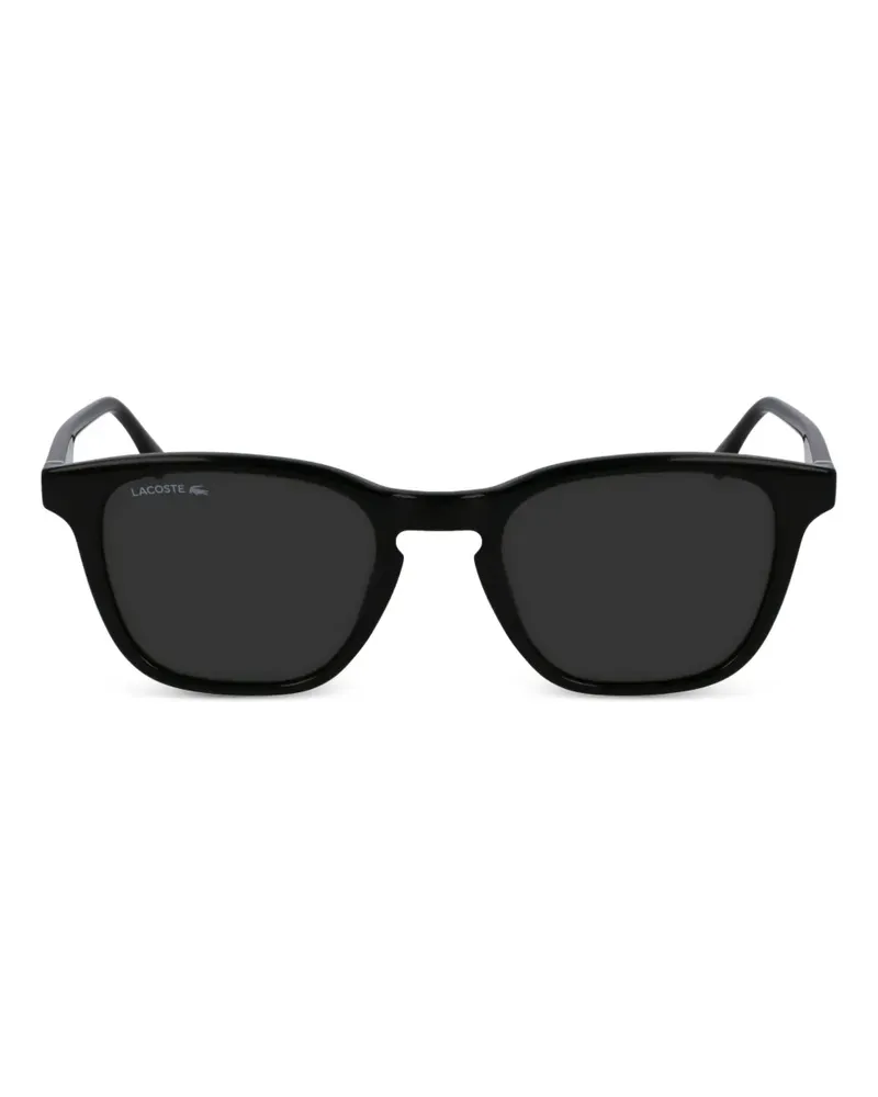 Lacoste L6040S Sonnenbrille mit eckigem Gestell - Schwarz Schwarz