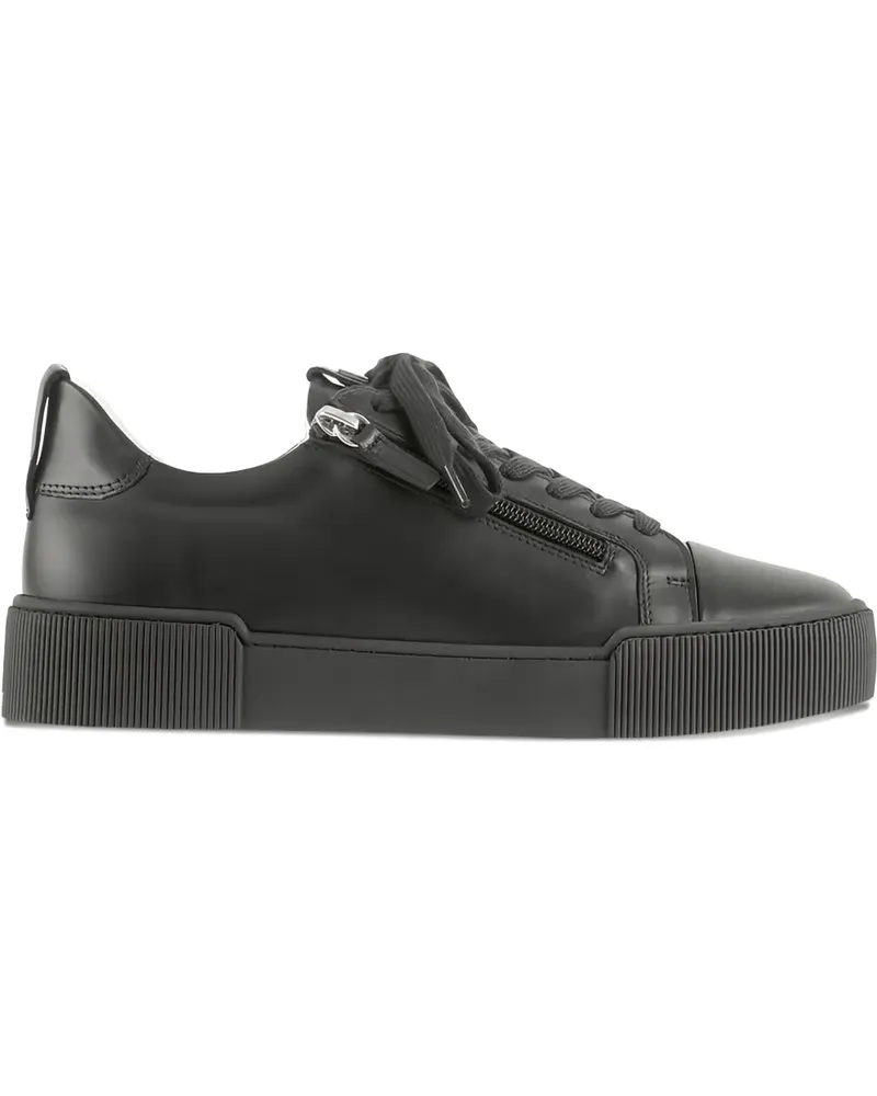 Högl Comfy Sneakers mit Reißverschluss - Schwarz Schwarz